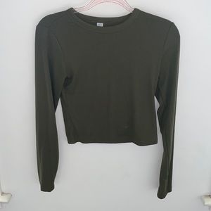Old navy green long sleeve top